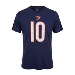 Fanatics NFL Pro Line Chicago Bears Trubisky 10 Blue T-Shirt Mens Medium